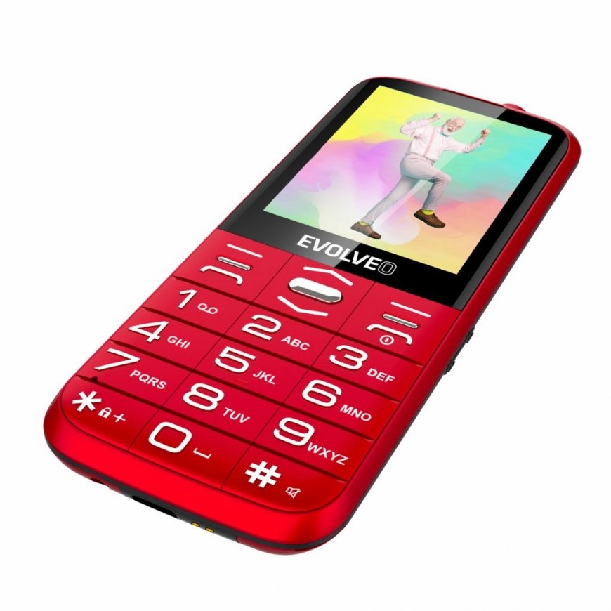 Evolveo EasyPhone 8595683203548 matkapuhelin 7,11 cm (2.8") 113 g Punainen Senioripuhelin – 2