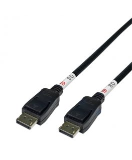 Deltaco DP80-1005 DisplayPort cable 0.5 m Black