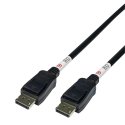 Deltaco DP80-1005 DisplayPort cable 0.5 m Black Deltaco DP80-1005 DisplayPort cable 0.5 m Black