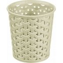 Curver Style 218656 atkritumu tvertne 1,6 L Apaļš Plastmasa Krēms Curver Style 218656 atkritumu tvertne 1,6 L Apaļš Plastmasa Krēms