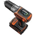 Black & Decker ASD18KB-QW porakone musta, Oranssi Black & Decker ASD18KB-QW porakone musta, Oranssi