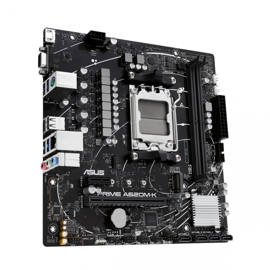 ASUS PRIME A620M-K AMD A620 Socket AM5 Микро ATX – 3