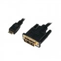 LogiLink Mini-HDMI - DVI-D M/M 1m musta LogiLink Mini-HDMI - DVI-D M/M 1m musta