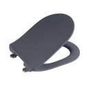 WENKO 23828100 WC-istuin Pehmeä wc-istuin Duroplast Harmaa WENKO 23828100 WC-istuin Pehmeä wc-istuin Duroplast Harmaa