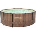 Marimex Swimming pool Florida 3,66x0,99 m with skimmer - motif TEAK