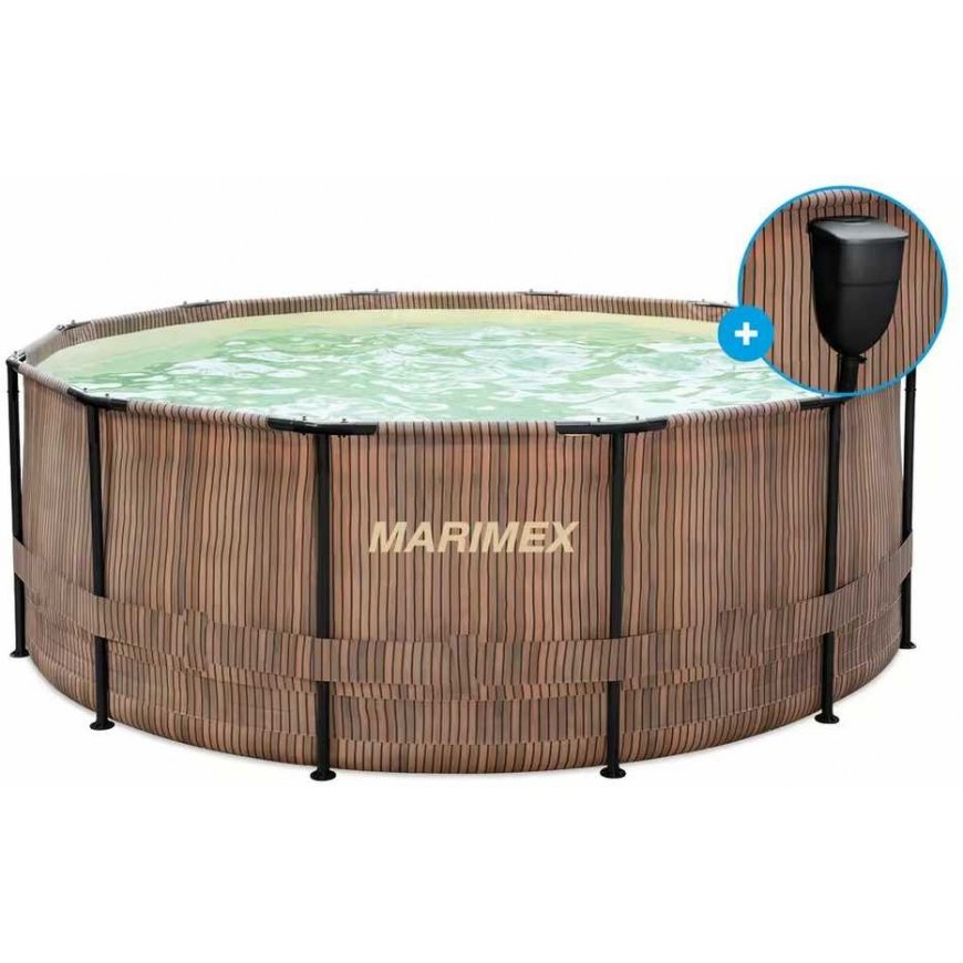Marimex Swimming pool Florida 3,66x0,99 m with skimmer - motif TEAK – 2