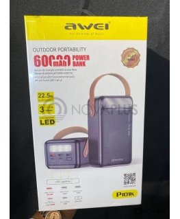 AWEI PowerBank P101K 60000mAh 22.5W czarny|black