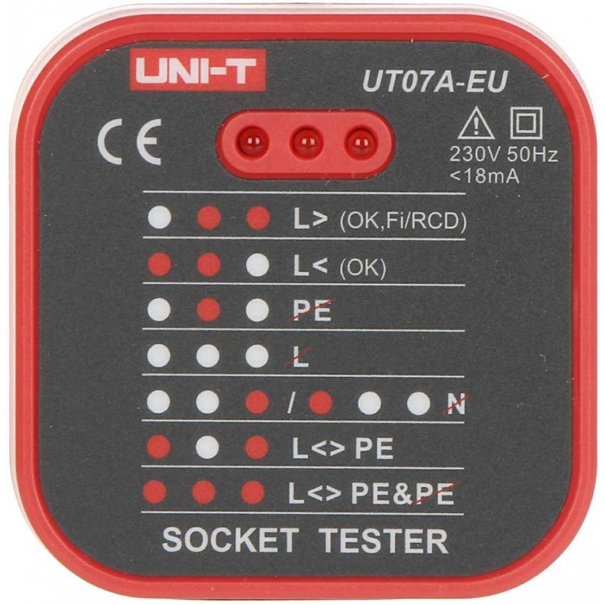 VERKKOPISTOTESTARI UT-07A-EU UNI-T – 2