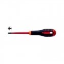 Bahco Insulated screwdriver ERGO™ SLIM Phillips PH1x80mm 1000V VDE Bahco Insulated screwdriver ERGO™ SLIM Phillips PH1x80mm 1000V VDE