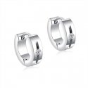 Troli Elegant steel hoop earrings VSE010S-PET Troli Elegant steel hoop earrings VSE010S-PET