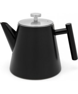 Leopold Vienna teapot Oslo 1l double walled. matte black LV513001