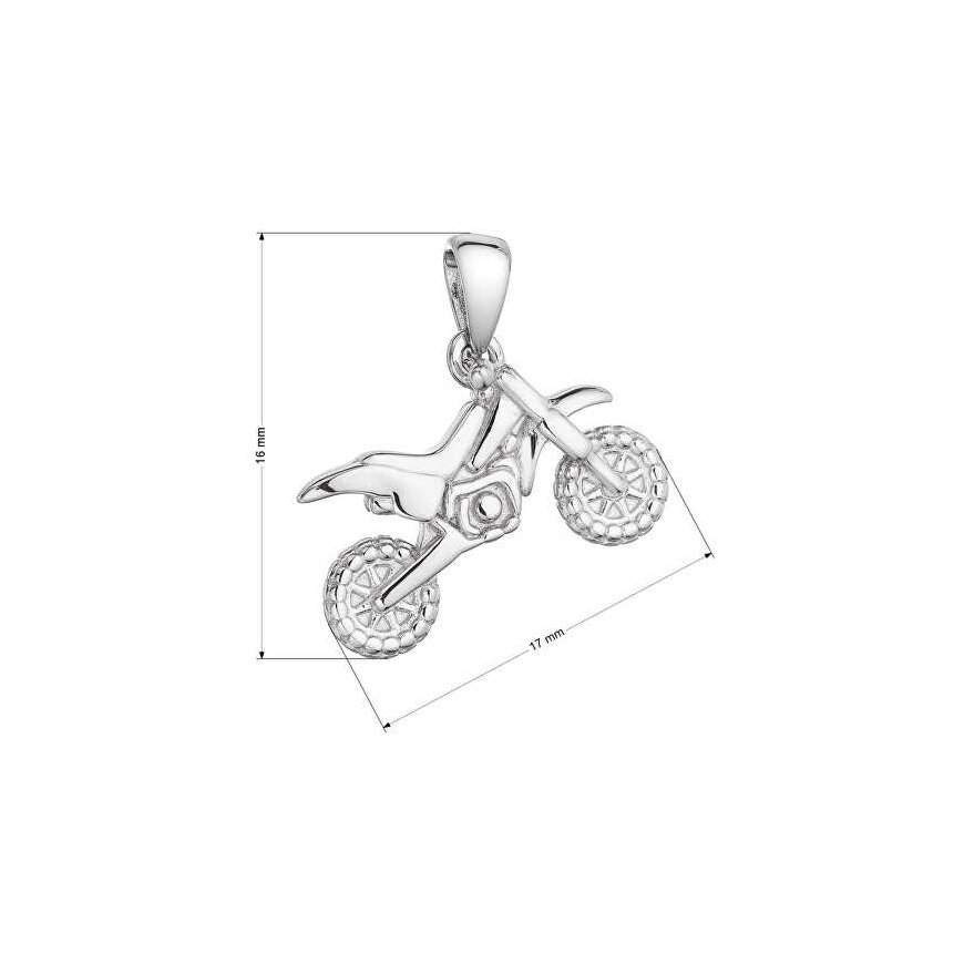 Evolution Group Silver Pendant Motorcycle 64015 – 2