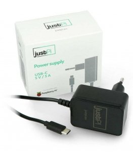 Other Power supply justPi C USB 5V/3A, for Raspberry Pi 4B