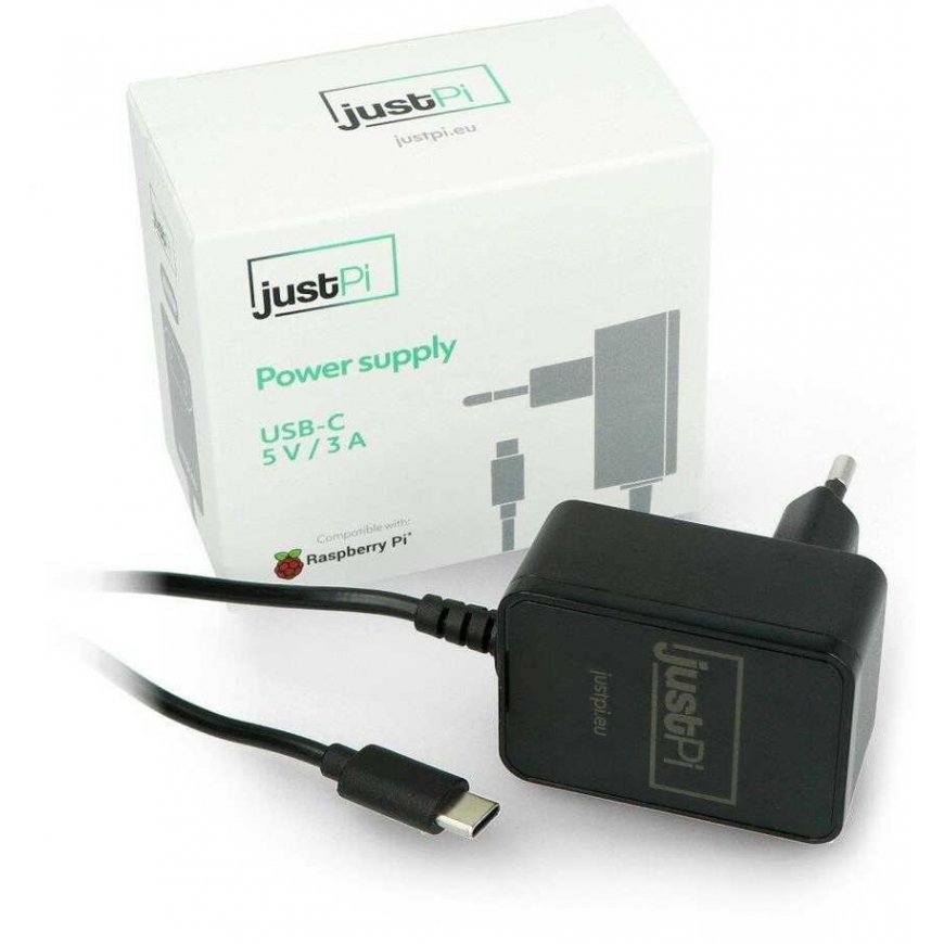 Other Power supply justPi C USB 5V/3A, for Raspberry Pi 4B