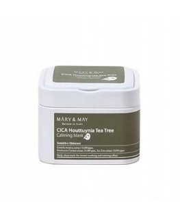 Mary&May Soothing sheet mask Mary & May Cica Houttuynia Tea Tree with centella and tea tree, 30 pcs.