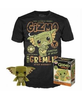 Funko Set POP figure & Tee Gremlins Gizmo Exclusive