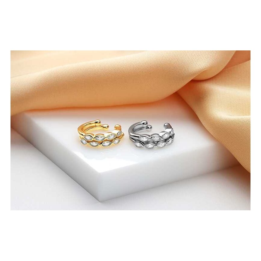 Brilio Silver Brilio Silver Elegant silver earrings with zircons EA782W – 2