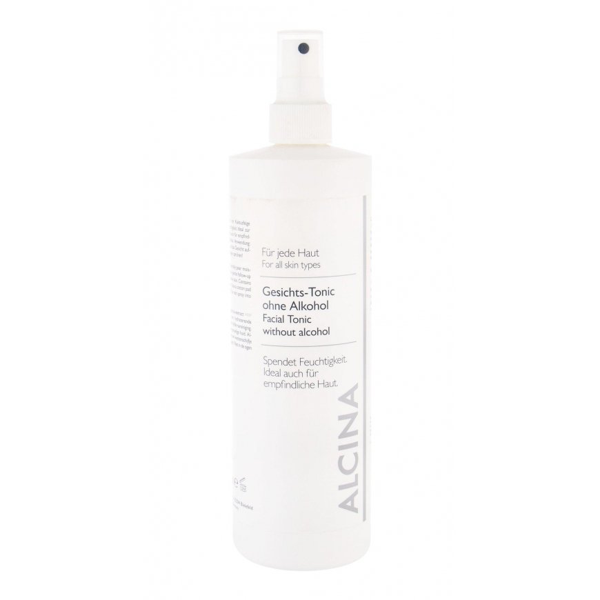 ALCINA Facial Tonikas Without Alcohol 500ml makeup remover