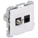 TERMINAL SOCKET SANTRA/4190-10/EPN TYPE F + RJ45 Elektro-Plast TERMINAL SOCKET SANTRA/4190-10/EPN TYPE F + RJ45 Elektro-Plast