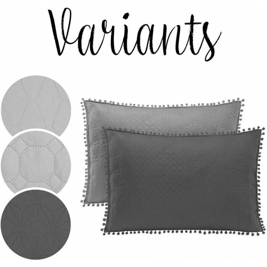 AmeliaHome Decorative pillowcase gray 50x70 – 5