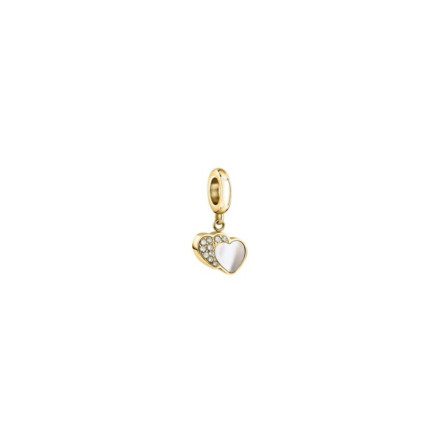 Morellato Delicate gold-plated pendant with hearts Drops SCZ1359