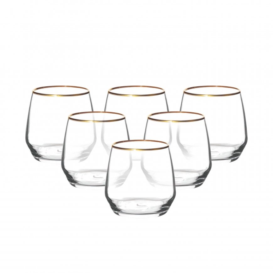RUBIN GOLD 6 LASIN SETTI 370ml