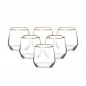 RUBIN GOLD 6 LASIN SETTI 370ml RUBIN GOLD 6 LASIN SETTI 370ml