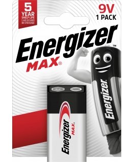 Energizer Max – 9V Vienkartinė baterija Šarminis