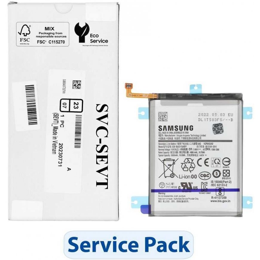 ServicePack Battery EB-BA315ABY for Samsung A31 A315 GH82-22762A