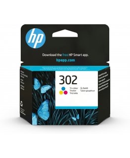 HP 302, Оригинальный струйный картридж , Трехцветный