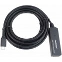 PREMIUMCORD USB-C kartotuvas ir ilgintuvas vyriškas-moteris, 5Gbps 5m PREMIUMCORD USB-C kartotuvas ir ilgintuvas vyriškas-moteris, 5Gbps 5m