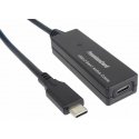 PREMIUMCORD USB-C kartotuvas ir ilgintuvas vyriškas-moteris, 5Gbps 5m PREMIUMCORD USB-C kartotuvas ir ilgintuvas vyriškas-moteris, 5Gbps 5m