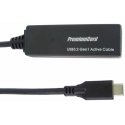 PREMIUMCORD USB-C toistin ja jatkojohto uros-naaras, 5Gbps 5m PREMIUMCORD USB-C toistin ja jatkojohto uros-naaras, 5Gbps 5m