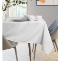 AmeliaHome Tablecloth Empire white simple classic 60x60