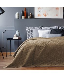 AmeliaHome bedspread LAILA, 240x260 cm, color: cappuccino