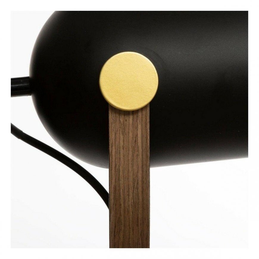 Table lamp Atmosphera Action Tripod Black polystyrene 25 W 220-240 V 16 x 18 x 45 cm – 2