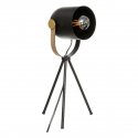 Table lamp Atmosphera Action Tripod Black polystyrene 25 W 220-240 V 16 x 18 x 45 cm Table lamp Atmosphera Action Tripod Black polystyrene 25 W 220-240 V 16 x 18 x 45 cm