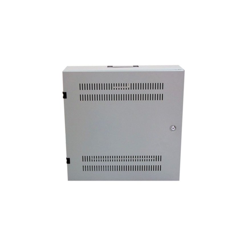 LEXI-Net 19" wall-mounted vertical cabinet SOHO 2U+4U 540x170, perforated doors, gray