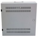 LEXI-Net 19" seinään asennettava pystykaappi SOHO 2U+4U 540x170, rei'itetyt ovet, harmaa LEXI-Net 19" seinään asennettava pystykaappi SOHO 2U+4U 540x170, rei'itetyt ovet, harmaa