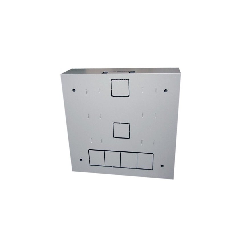 LEXI-Net 19" sieninė vertikali spintelė SOHO 2U+4U 540x170, perforuotos durys, pilka – 2