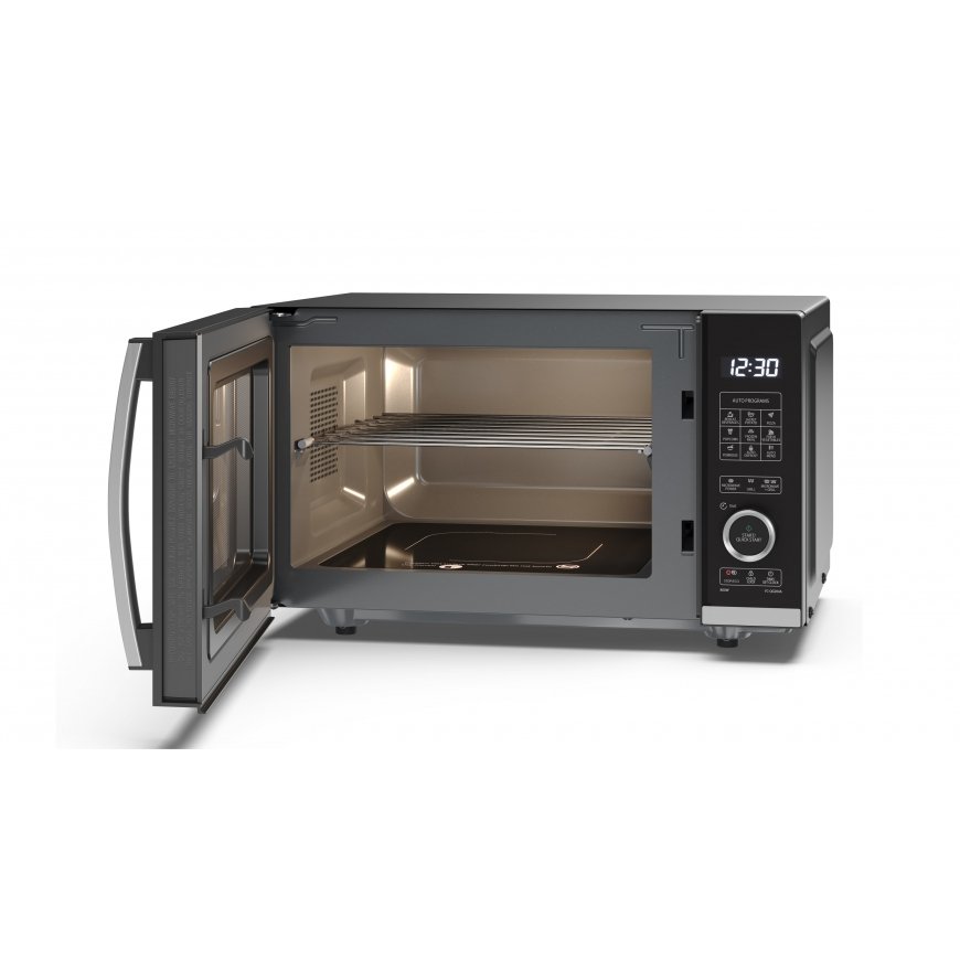 Sharp YC-QG204AE-B mikroviļņu krāsns Melns Mikroviļņu krāsns ar grilu Novietojams uz galda 20 L 800 – 4