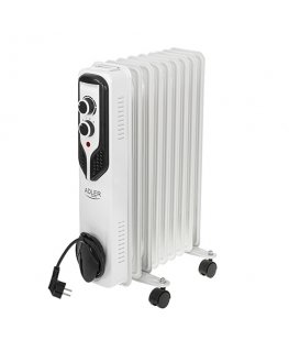 Adler AD 7816 electric space heater Outdoor White 2000 W Oil electric space heater