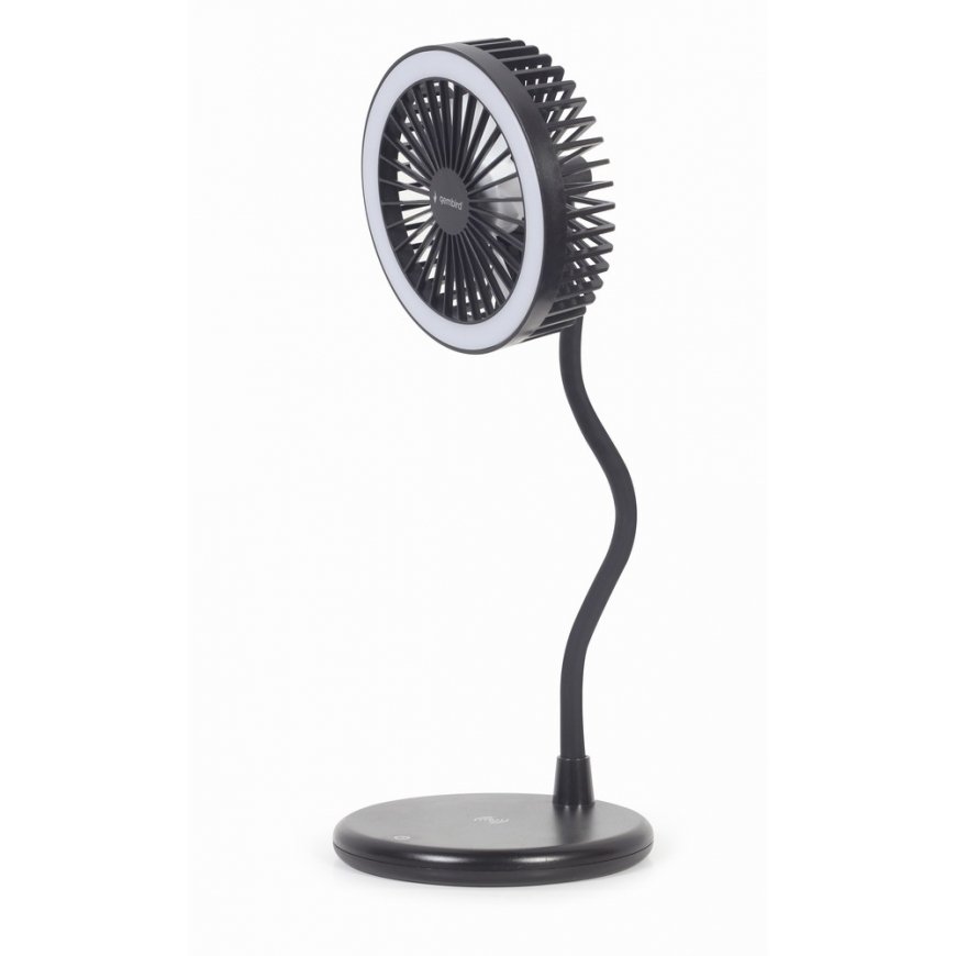 Gembird TA-WPC10-LEDFAN-01 ventilators Melns