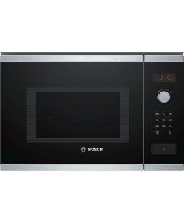 Bosch Serie 4 BFL553MS0 mikroaaltouuni musta, Ruostumaton teräs Yhdistelmämikroaaltouuni Kiinteä 25 L 900 W