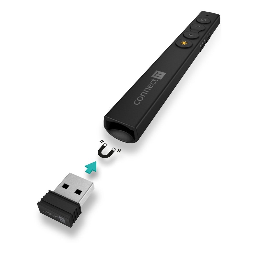 Connect IT CLP-2050-BK лазерный указатель 650 nm 200 m Черный – 2