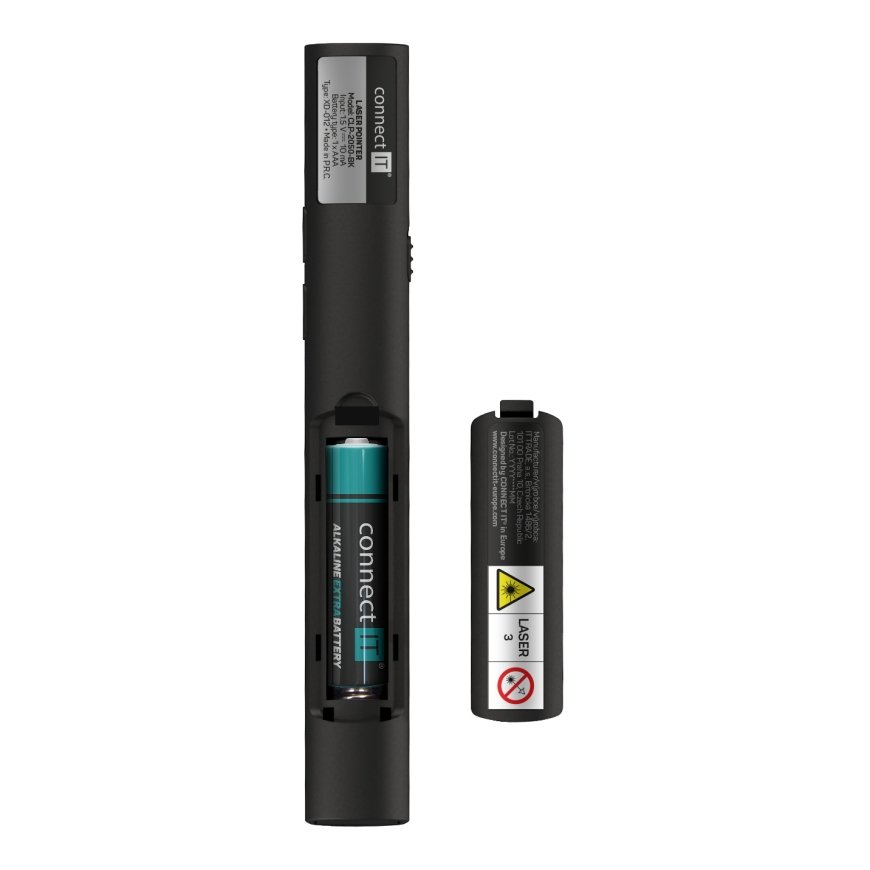 Connect IT CLP-2050-BK лазерный указатель 650 nm 200 m Черный – 3