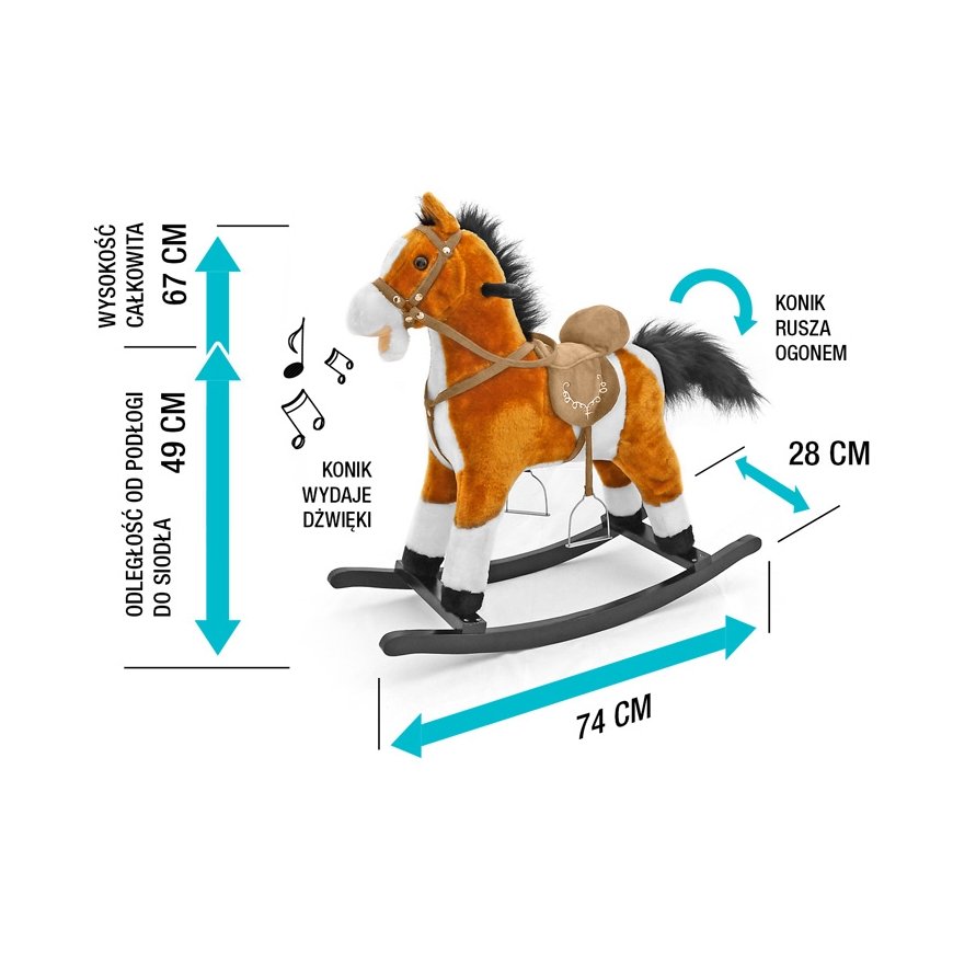 Milly Mally Mustang Kiikuv mänguasi – 2