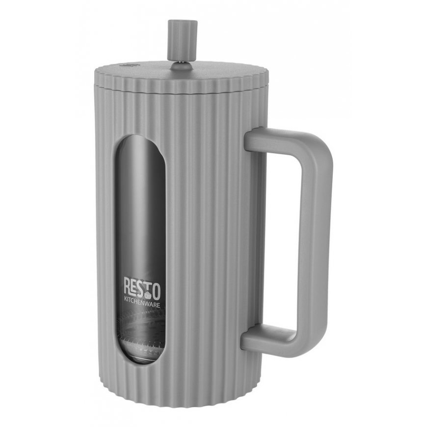 Resto Kitchenware 90533 manuālais kafijas pagatavošanas rīks French Press 1 L Pelēks – 3