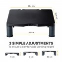Fellowes 9169301 monitorin kiinnike ja jalusta 53,3 cm (21") Vastaanotto Grafiitti Fellowes 9169301 monitorin kiinnike ja jalusta 53,3 cm (21") Vastaanotto Grafiitti