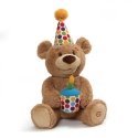 GUND Muzikinis pliušinis gimtadienio meškutis, 43 cm GUND Muzikinis pliušinis gimtadienio meškutis, 43 cm